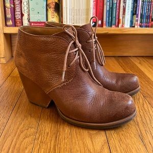 Kork-Ease Leather Ankle Boots